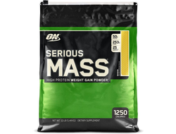 (Optimum Nutrition) Serious Mass - (5,44 кг) - (ваниль)