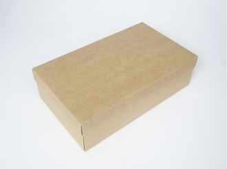 Коробка 5П-В 7 см ВЫСОКАЯ БЕЗ ОКНА (25*15* выс 7 см), Крафт