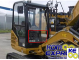 376-2081 Стекло лобовое нижнее CAT 301.7D  302.2D  302.4D