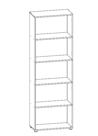 Шкаф для книг "А-18" (модификация 5)