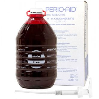 Ополаскиватель антибактериальный с хлоргексидином 0,12% Perio-Aid, Dentaid, 5000 мл.