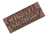 CW12010 Поликарбонатная форма Плитка Happy Birthday Chocolate World, Бельгия