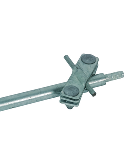 620015 Соединительный зажим для вертикальных электродов, для неразрезанных заземл. проводников St/tZn, D=20 мм