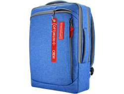 Рюкзак сумка для ноутбука 15.6 - 17.3 дюймов Optimum, голубой