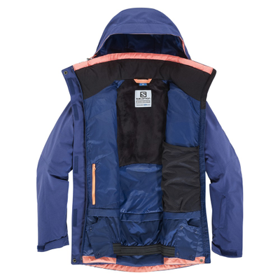 Куртка горнолыжная женская SALOMON Fantasy JKT синяя