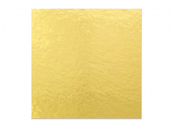 Подложка усиленная квадратная двухсторонняя золото/жемчуг 22*22 см ( толщина 1,5 мм)