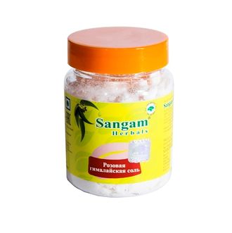 Розовая гималайская соль Sangam Herbals, 120 гр