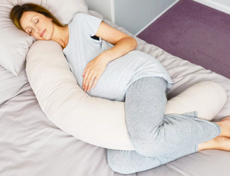 Подушка для беременных формы Полумесяц С 190 х 35 см холлофайбер без наволочки
