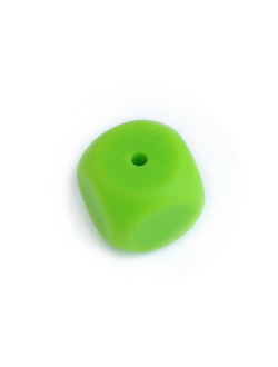 Силиконовый Кубик 15х15 мм Зеленый