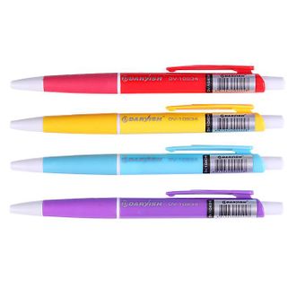 Ручка шариковая автоматическая &quot;Darvish&quot; корпус цветной с резиновым держателем 1 шт 029620 под логотип