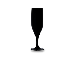 Бокал из поликарбоната для шампанского 180 мл, чёрный