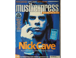 Musikexpress Sounds Magazine April 1998 Nick Cave, Иностранные музыкальные журналы, Intpressshop