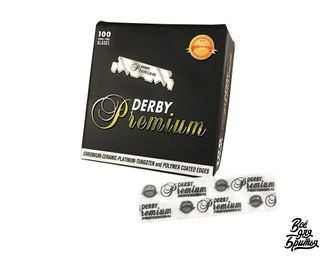 Профессиональные лезвия для бритвы-шаветт Derby Premium (100 шт.)
