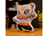 Подушка для обнимашек "Demon Slayer" Иноске, 45 см