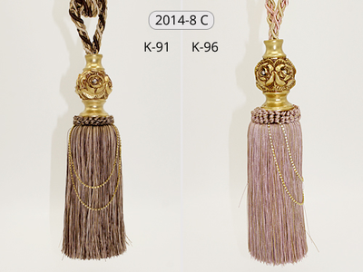 Арт. 2014-8 NEW. Кисти с розочками, 80-83 см