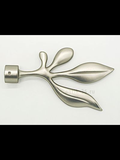 Декоративные металлические наконечники для багетов со склада: хром матовый и антик