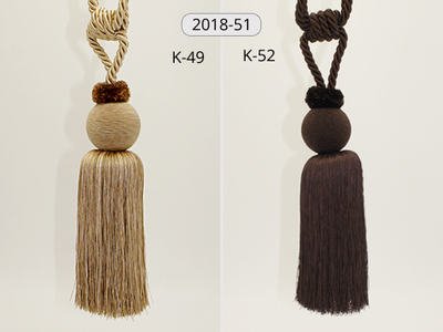 Арт. 2018-51 NEW. Средняя кисть для штор, 72 см