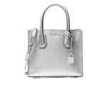 Сумка Michael Kors Mercer Medium Silver / Серебряная