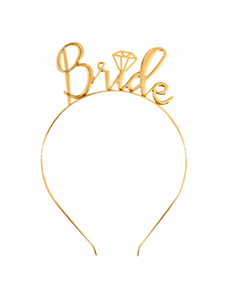 Ободок "Bride" золото