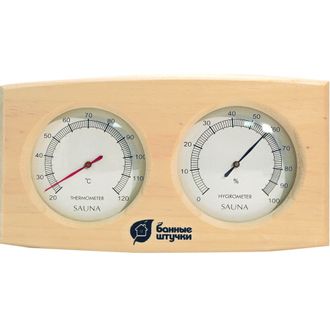 Термометр с гигрометром д/бани и сауны Банная станция 24,5*13,5*3см, 18024