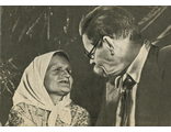 А. М. Горький с колхозницей. С. Гринченко на съезде писателей 1934 г.