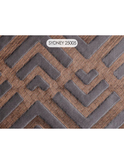 Sydney, эксклюзивная портьерная и обивочная ткань с тиснением