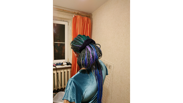 Афрокосы классика с канекалоном лучшее плетение профессионально и недорого в домашней студии Ксении Грининой 20