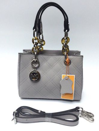 Сумка Michael Kors Cynthia Quilted Small Grey / Серая