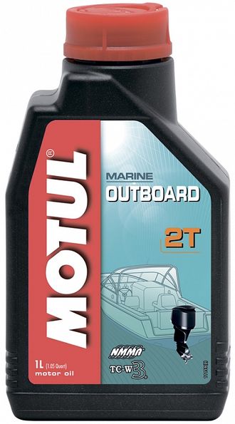 Масло для подвесных моторов MOTUL Outboard 2T минеральное 1 л.