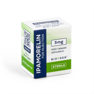 Ипаморелин (Ipamorelin) 5mg от Биоген (BIOYGEN) - пептид для выработки гормона роста - купить