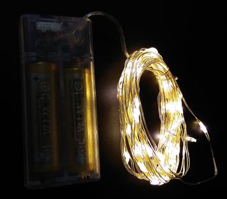 Гирлянда LED на батарейках