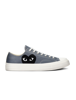 КЕДЫ CONVERSE PLAY COMME DES GARCONS серые низкие