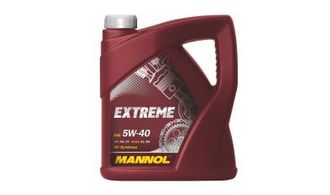 08015а АКЦИЯ!!! 4+1 Масло моторное MANNOL Extreme SAE 5W40 синтетическое, 5 л. (5 л. по цене 4 л.)