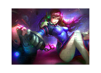 Пазл магнитный D.VA (63 элемента)