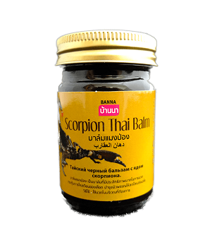 Banna Тайский черный бальзам для тела Скорпион, 50 гр. 522376