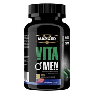 мультивитамины для мужчин Vita MEN(90 таблеток)MAXLER
