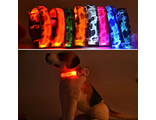 Светящийся ошейник для собак &#039;Камуфляж&#039;, размер XL