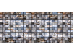 МДФ 052 Синий блюз мозайка -  супер глянец 6мм