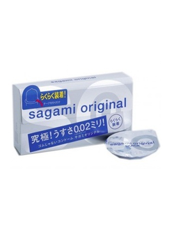 Ультратонкие презервативы Sagami Original 0.02 Quick - 6 шт. Производитель: Sagami, Япония