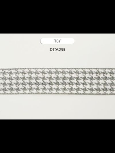 Арт. TBY DT0325. Тесьма декоративная "гусиные лапки", 25 мм