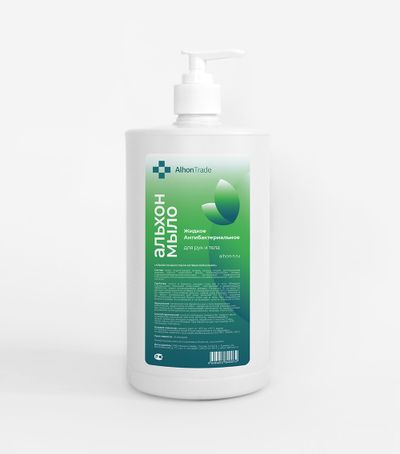 Альхон мыло жидкое антибакт. 1 л. ( с дозатором)