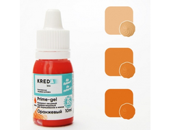 Краситель водорастворимый KREDA, Prime-gel 10 г, Оранжевый