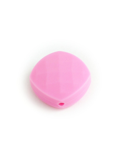 Силиконовый квадрат 21 мм Розовый