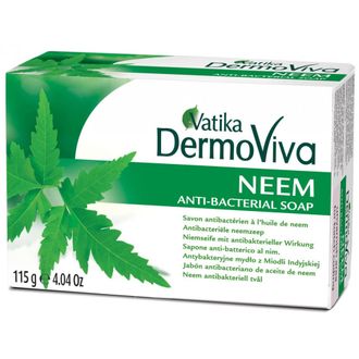 Антибактериальное мыло с Нимом Vatika Dermoviva Neem Soap, 115 гр