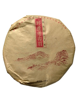 Чай прессованный белый, бин ча 357 гр., Шоу Мэй, 2012 г