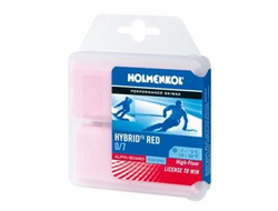 Парафин HOLMENKOL высокофтористый гибрид розовый Syntec WC HF Wet 0°-7°C 24160