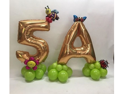 Буквы из воздушных шаров