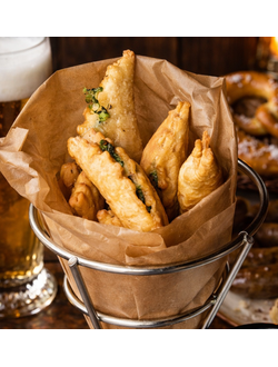 Маульташен с брынзой и зеленью