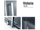 Душевое ограждение Gemy Victoria S30131A/A2, размеры: 120*90*190 см