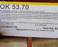 Электроды сварочные ОК-53.70               4мм (Швеция, 6,0кг.)